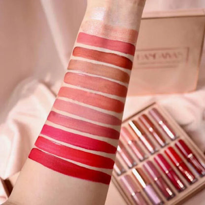 12 Colors Mocallure Matte Liquid Lipstick Set