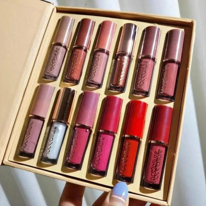 12 Colors Mocallure Matte Liquid Lipstick Set